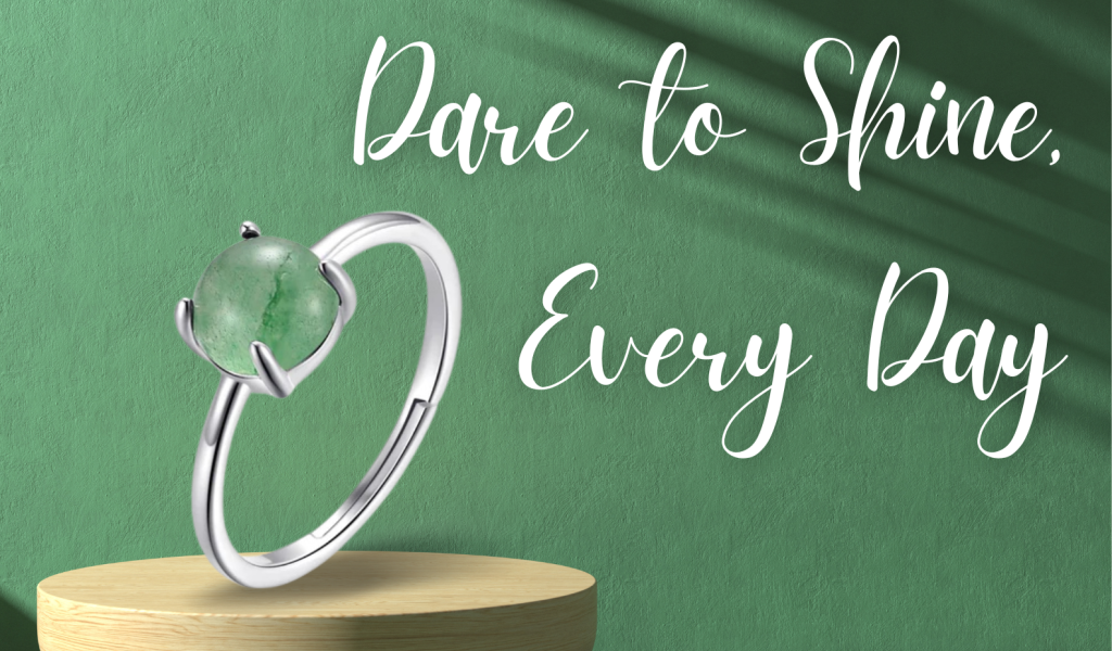 Green White Modern Latest Collection Jewelry (Poster)